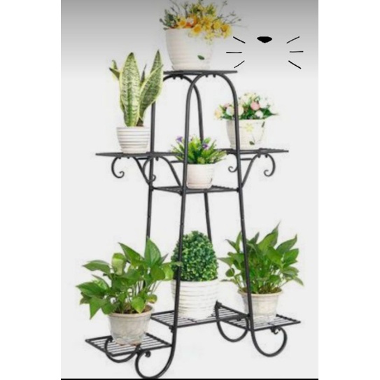 rak bunga susun 7/standing pot susun 7/rak A susun 7/rak bunga besi/standing pot