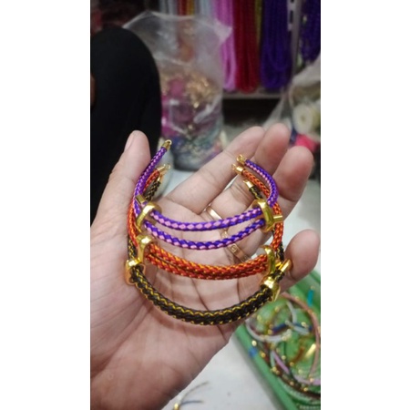 gelang kawat serut 3mm motif kait