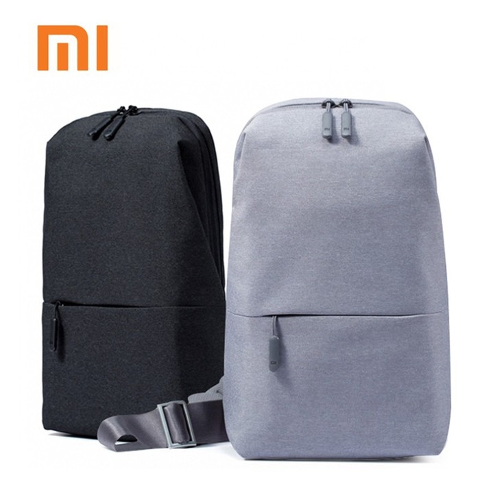 Xiaomi Shoulder Crossbody - Tas Selempang Ransel Xiaomi - Original - Dark Grey