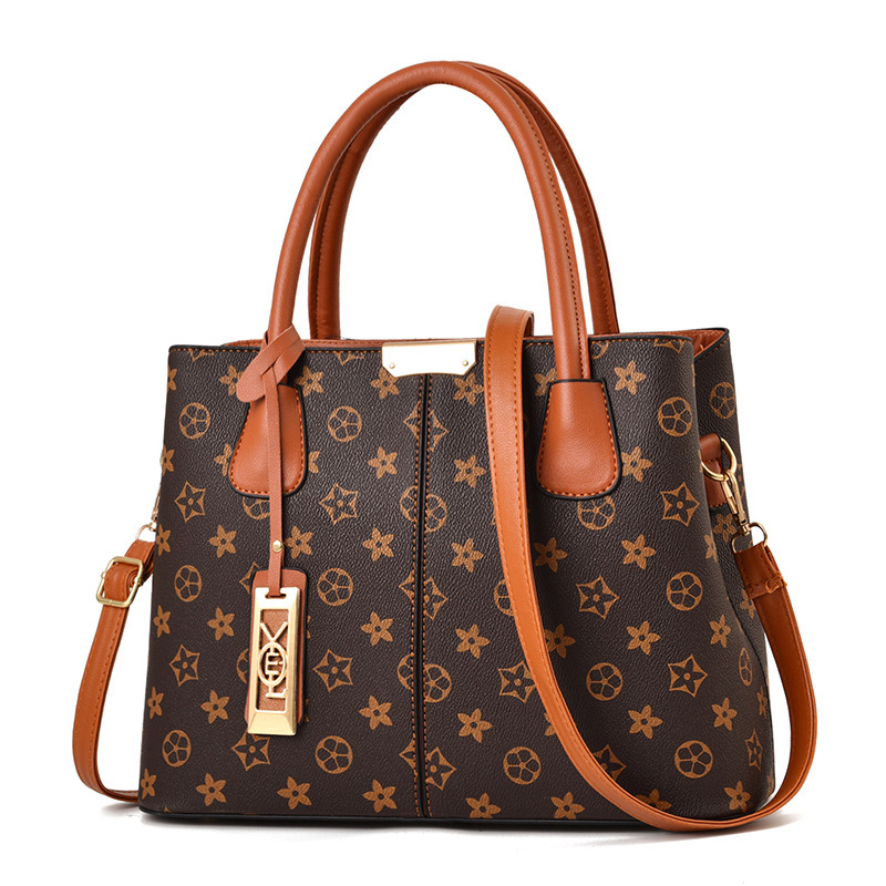 KDDJT3226-brownflower Tas Selempang Elegan Wanita Cantik Import
