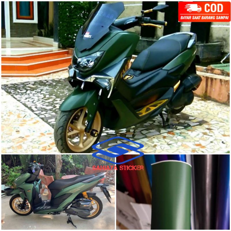 Stiker Skotlet motor Hijau Army Stiker Hijau Army Sticker motor
