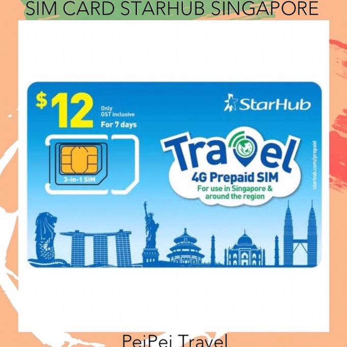 Jual Sim Card 4G StarHub Singapore Murah Shopee Indonesia