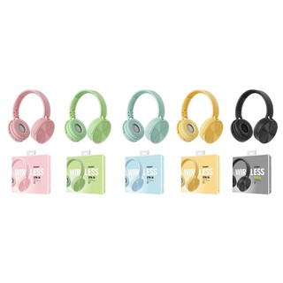 Jual Headphone Macaron Y08 / Stn 36 Over Ear Bluetooth Wireless