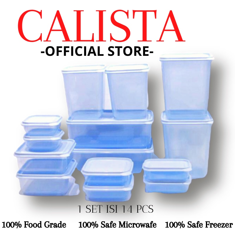 Jual Food Kontainer Container Toples Plastik Calista Otaru Soft Set Isi Pcs Tempat