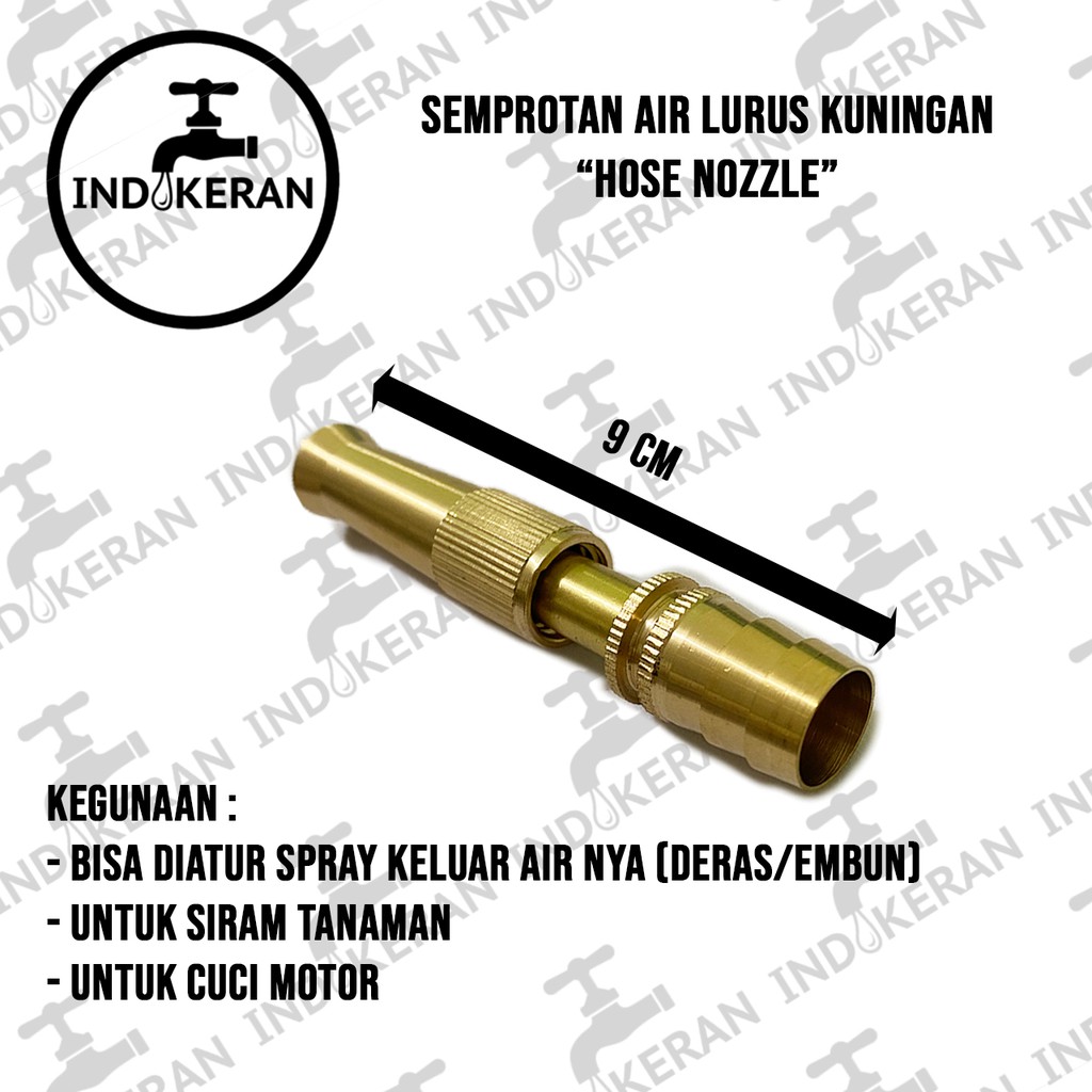 INDOKERAN - Semprotan Lurus Kuningan Original -  High Quality