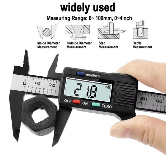 

Alat Pengukur Diameter Caliper Jangka Sorong Digital Lcd Electric
