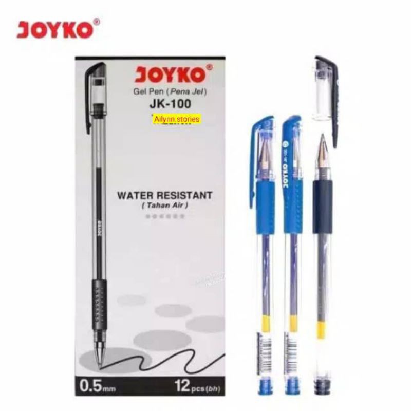 

Joyko Gel Pen 0.5 mm [Water Resistant]