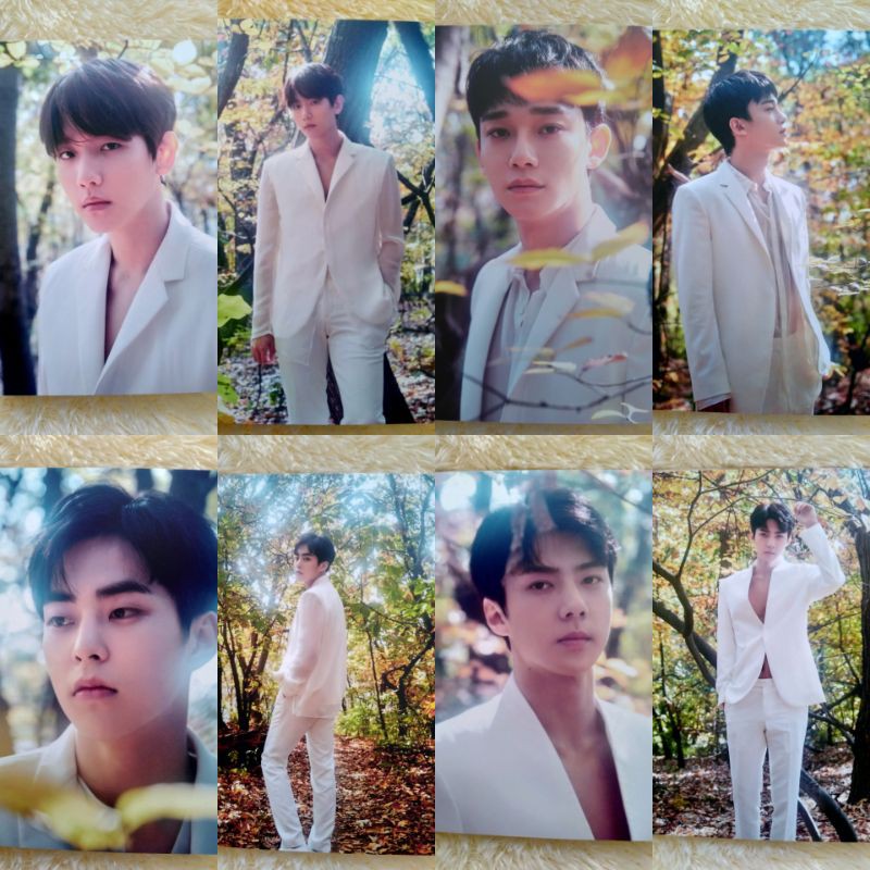 [SET/MEMBER] EXO OFFICIAL POSTCARD ELYXION PC BAEKHYUN CHEN XIUMIN SEHUN