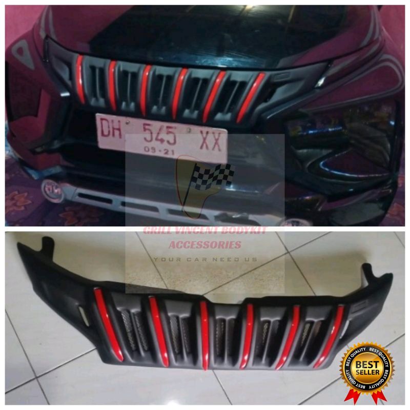 HARGA PABRIK Grill Apollo mitsubishi xpander sport list Merah