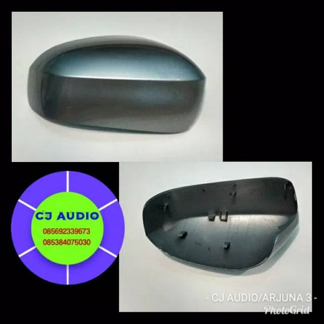 Cover spion honda brio silver original