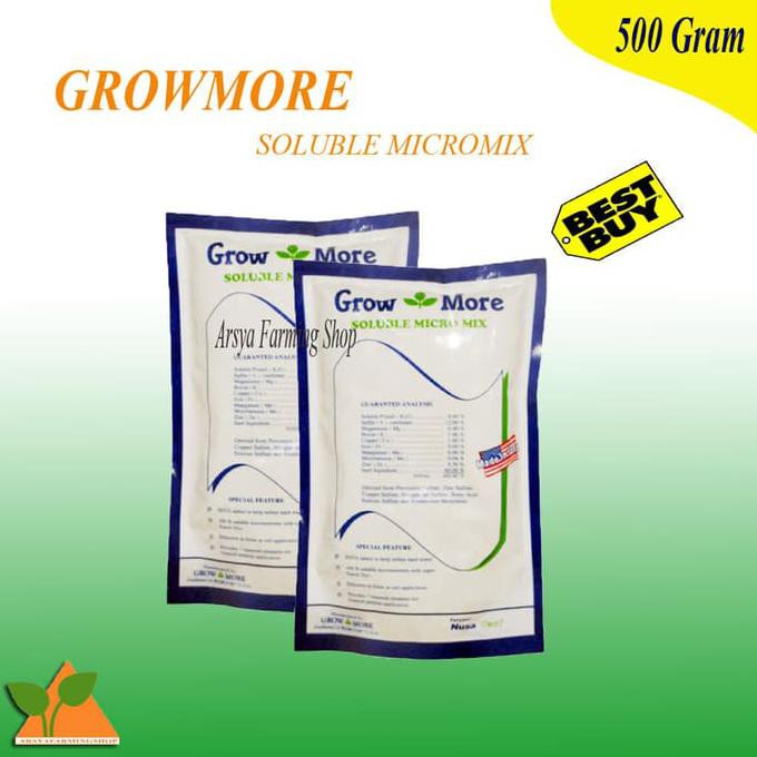 Buruan Serbu Growmore Soluble Micromix 500 Gram Unsur Hara Mikro Tanaman