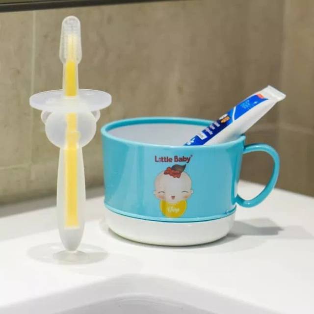 Little baby silicone tooth brush Baby Tooth Brush . Sikat Gigi Baby LittleBaby Y1