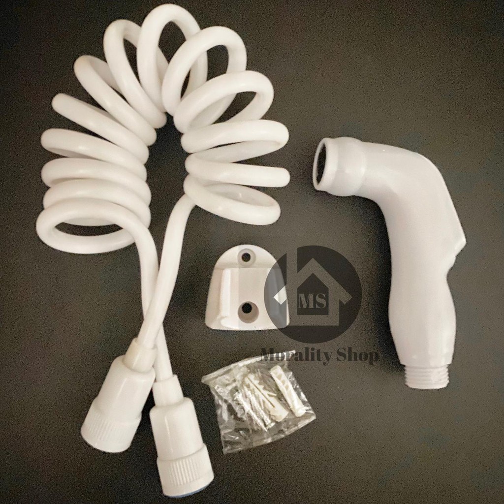 Shower Cebok Closet Set Putih Minimalis 9908W-JetShower Toilet Set Bidet Washer Semprotan Kloset Q20