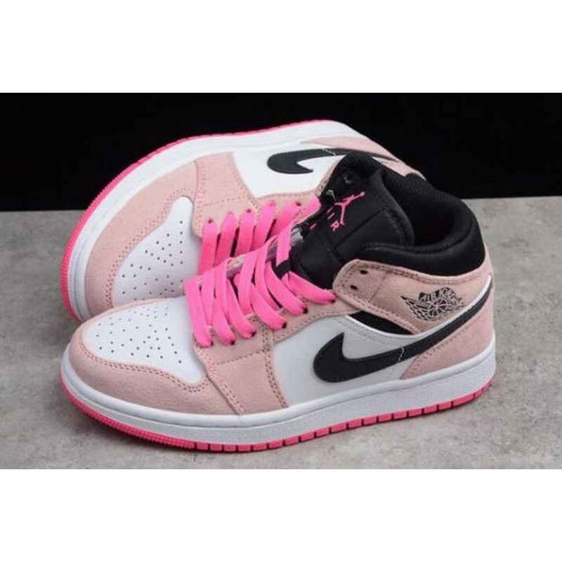 NIKE AIR JORDAN 1 MID CRIMSON TINT