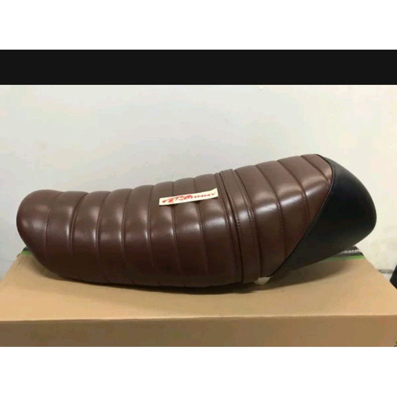 JOK JOG SADEL W 175 CAFE W 175 SE HITAM COKLAT BROWN ORIGINAL