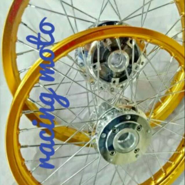 SEPAKET VELG ROSSI MOTOR TIGER REVO VELG RING17X215-185 TERUS UDAH STEL VELG WARNA BISA REQUEST