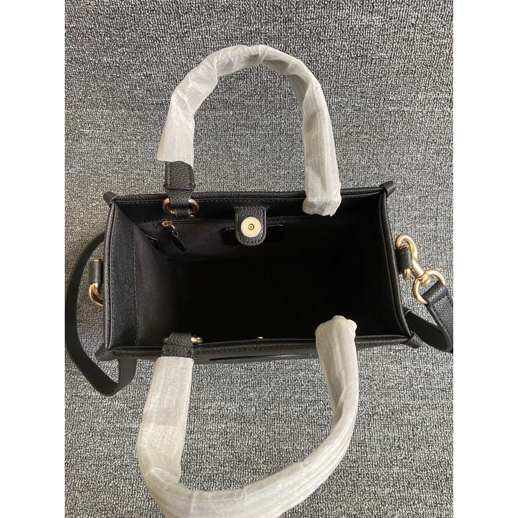 [Instant/Same Day] 5268   coach Dempsey Mini Canvas Field Tote 22 Vertical Small Tote Shopping Bag   ttb