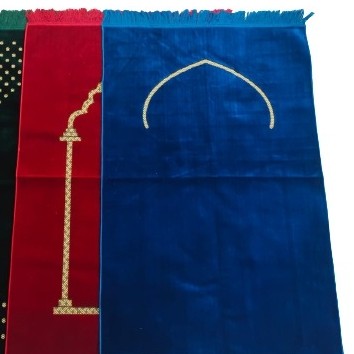 SAJADAH POLOS /TURKIYE TEBAL - Biru Muda Turkey Turki