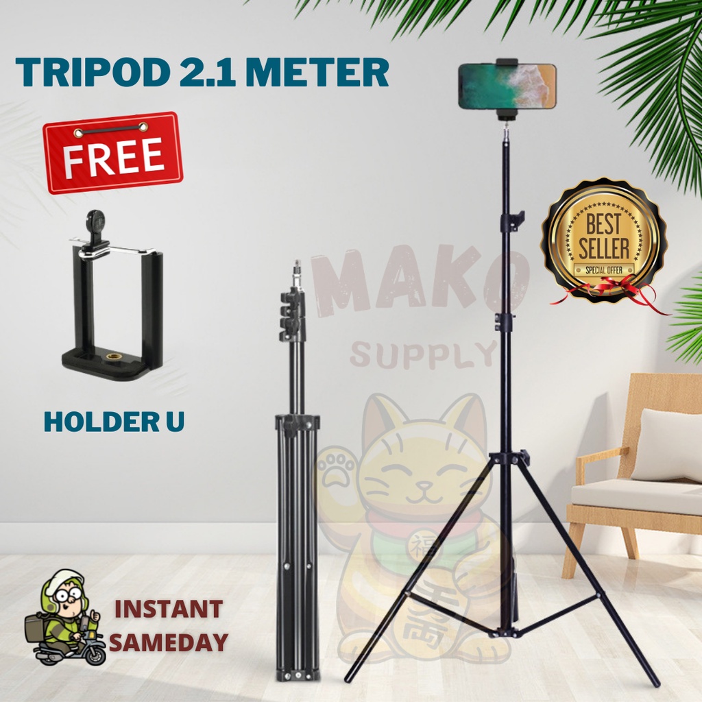 Jual Tripod HP 2 Meter | Tripod Kamera 2 Meter | Tripod Handphone 2 ...