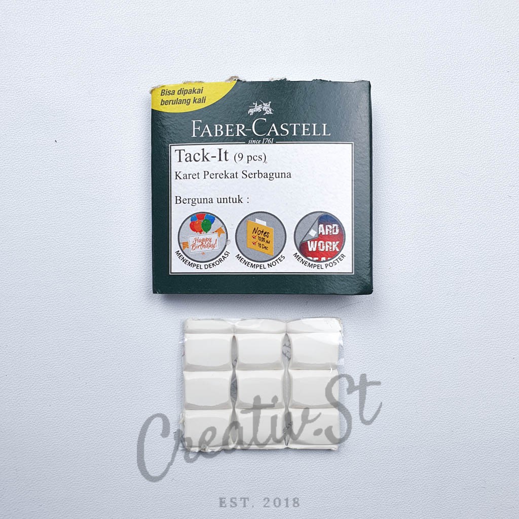 

FABER CASTELL Adhesive Tack It 9 Perekat Serbaguna