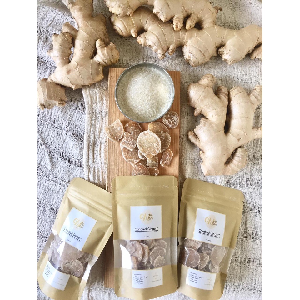 

Home Made Candied Ginger/Permen Jahe/Permen Jahe Organic