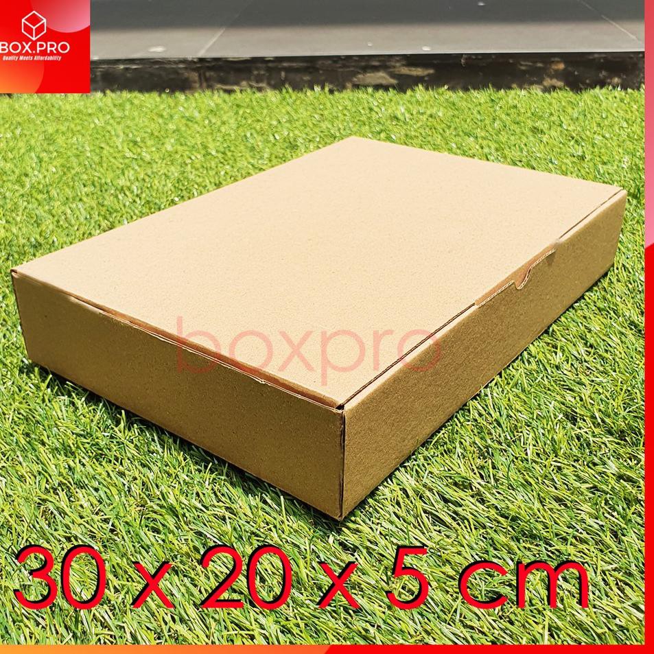

PALING MURAH Kardus Dus uk 30x20x5 cm ( 10 pcs ) Die Cut Box Kotak Packing Aksesoris Baju Makanan Pi