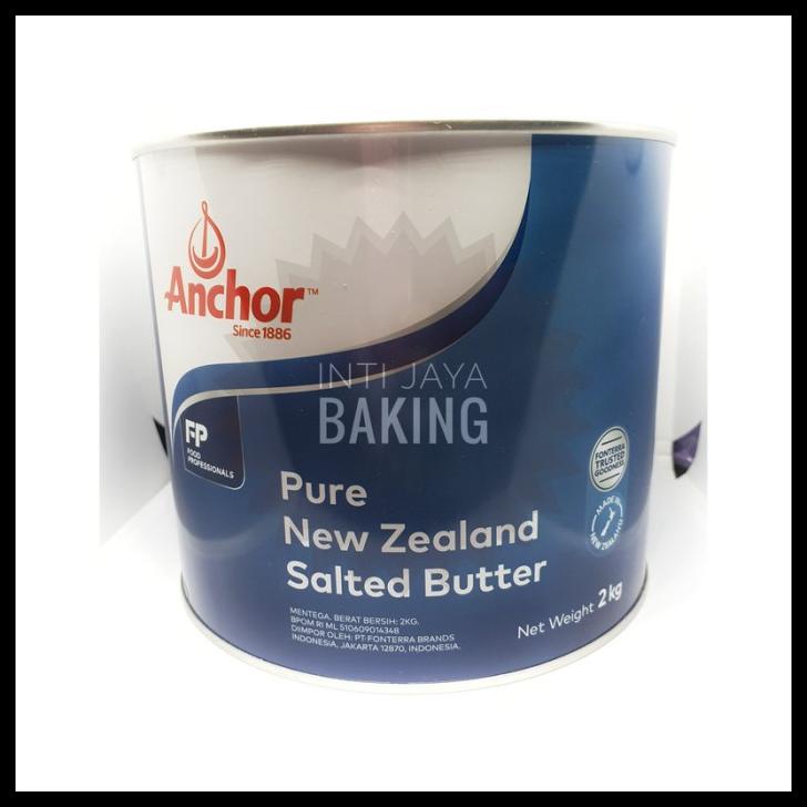 

TERBARUU!! Anchor Pure New Zealand Salted Butter 2 Kg TERLARIS