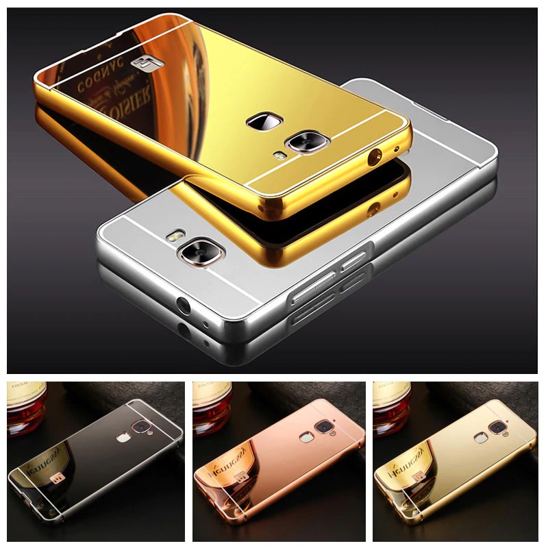 Terlaris For LeTV LeEco Le2 Case X527 5.5'' Mirror Aluminum Metal Frame + PC Back Cover For LeEco