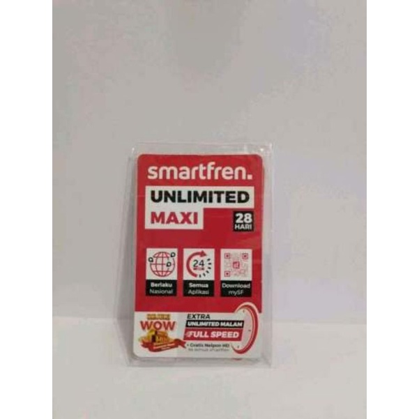Voucher Smartfren Unlimited Maxi 28 Hari