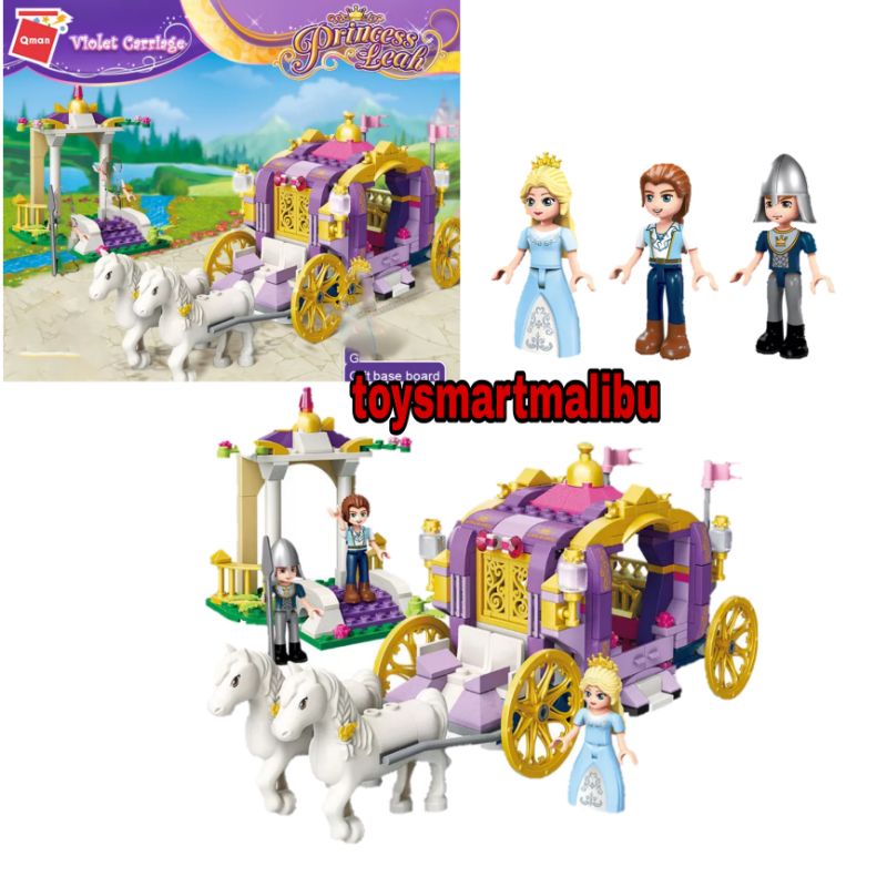 lego Qman princess leah violet carriage/mainan anak cewe/mainan lego