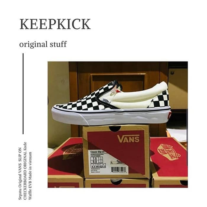 kode sepatu vans original