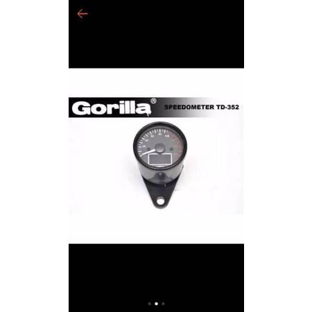 Speedometer bulat custom led motor indikator RPM bensin sen netral - spedometer cb gl Tiger