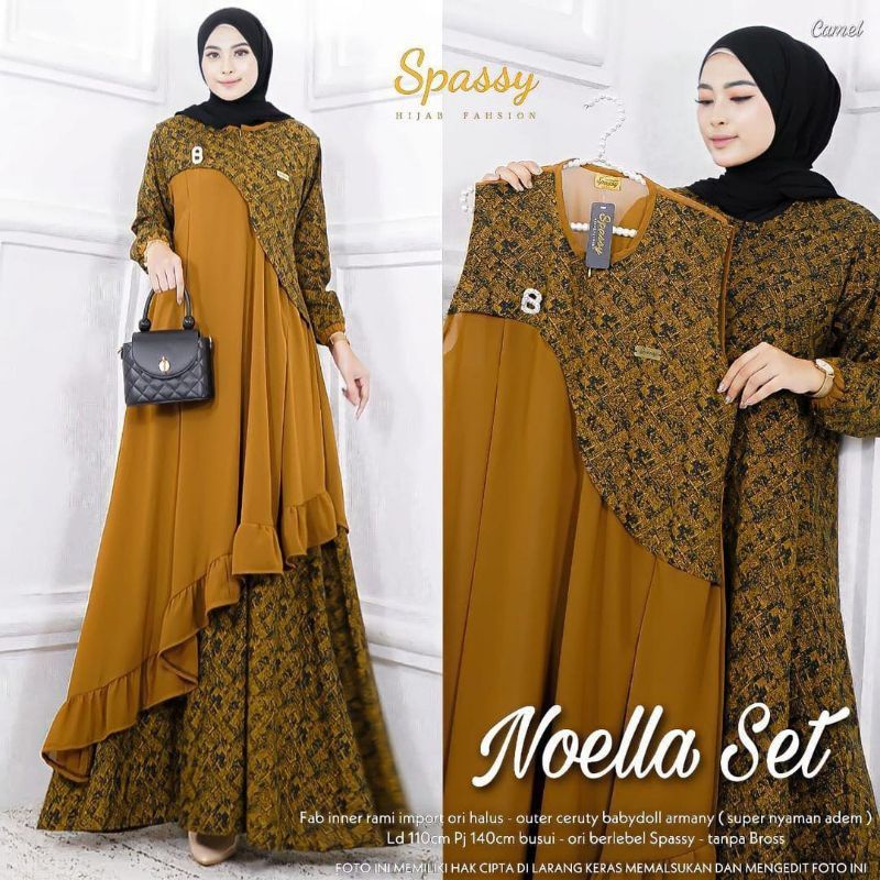OFFICIAL STORE - NOELLA SET BY SPASSY - GAMIS SPASSY TERBARU