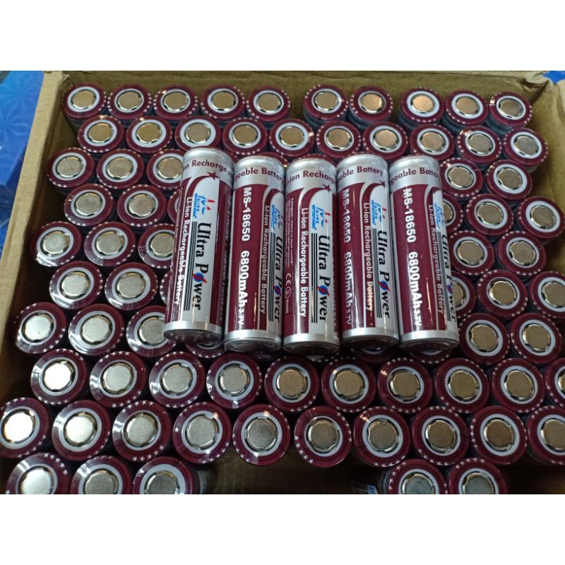 BATRAI Charger MITSUYAMA 18650 batrai lithium isi ulang tanpa kepala