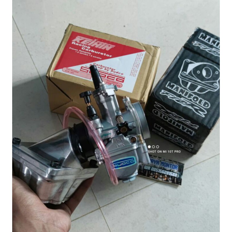 KOMPLIT RACING MANIPOL KODOK FIZ R F1ZR PLUS SET KARBU PWK SUDCO 28MM