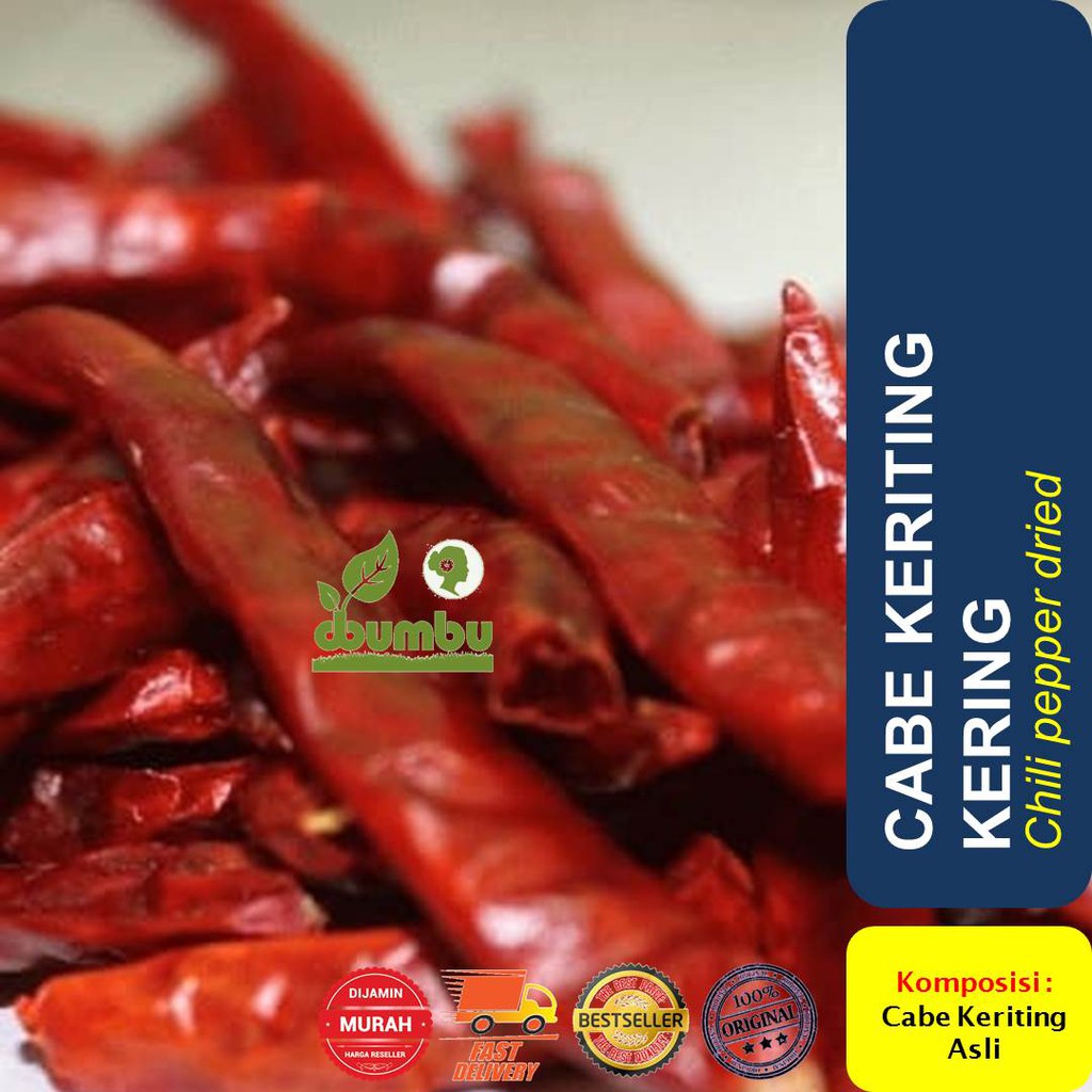 

Cabe Keriting Kering 1000 gram