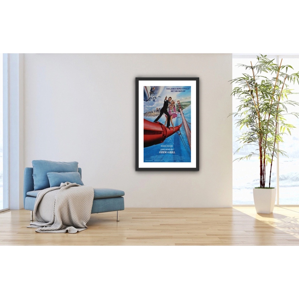 Poster Bingkai / Hiasan Dinding / Poster Film / James Bond - 816