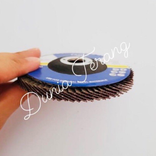 Flap Disc 4&quot; TAIYO 40 60 80 100 120 150 180 240 - Amplas Tumpuk 100x16mm Amplas Gerinda Flap Disk