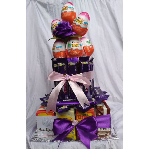 

ACDC Coklat Buket dan Snack Tower