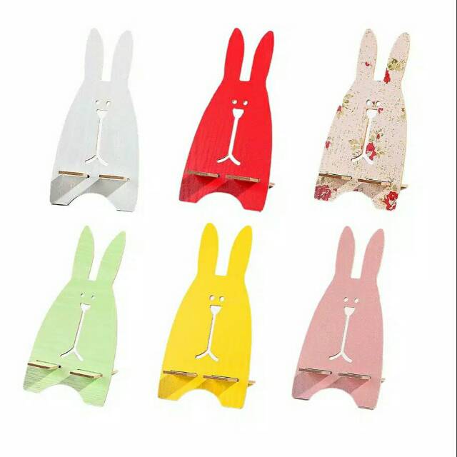 Standing Holder Hp kayu