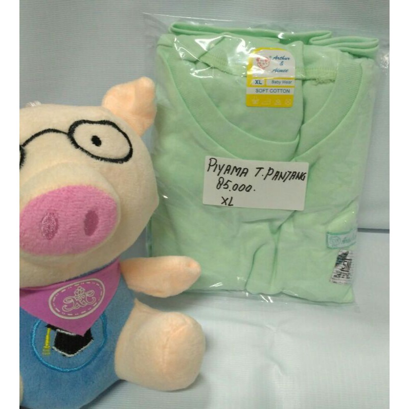 Setelan Baju tidur Bayi size XL Arthur&Aimee warna Hijau
