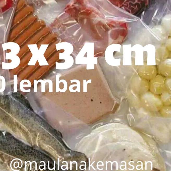 

▼ Plastik vakum vacuum 23x34 cm 50 lembar berkualitas tebal 80mic ✈