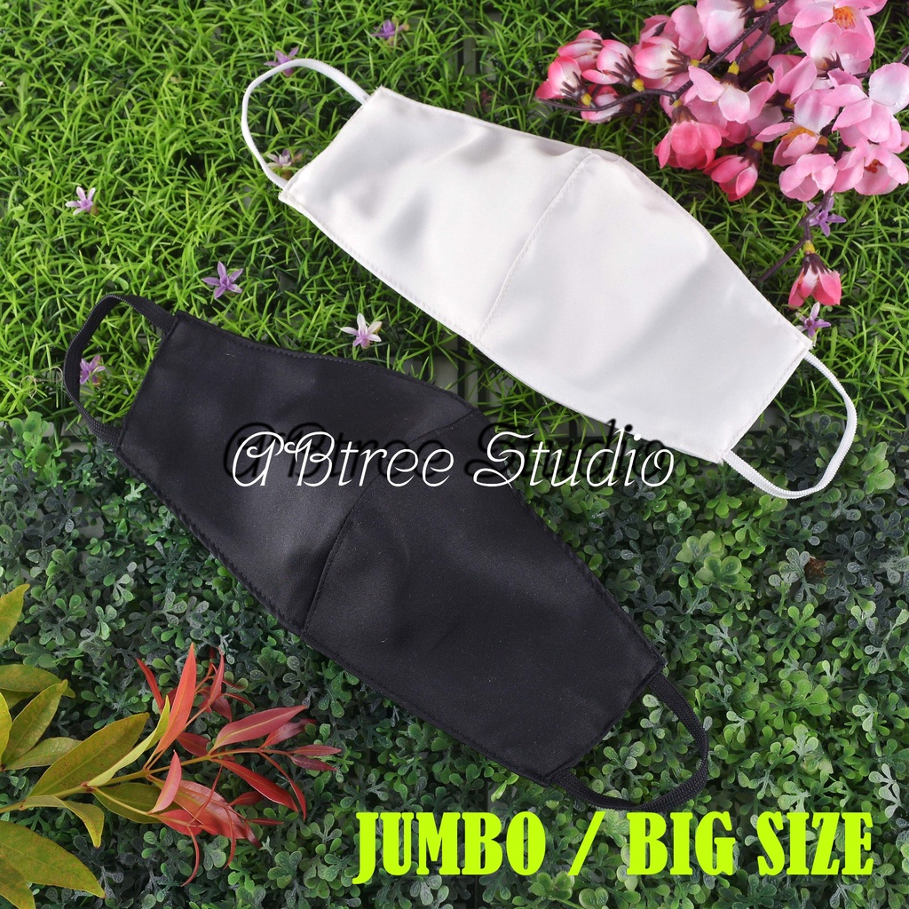 Masker Jumbo / Big Size Pria 3ply bs request ukuran | masker pesta kondangan akad nikah pengantin