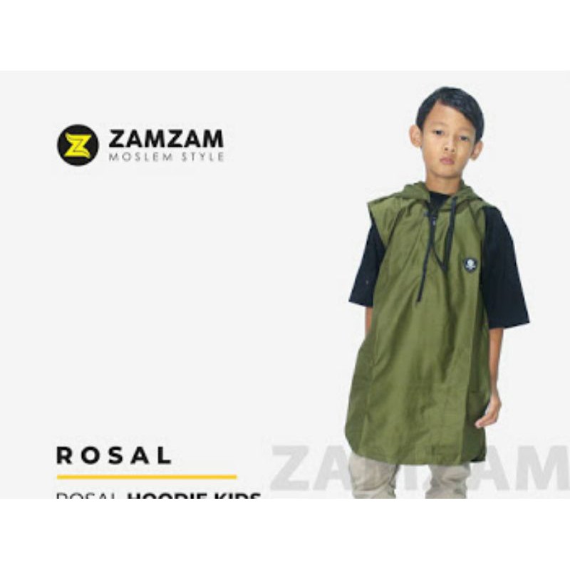 Rompi Sholat Anak dan REMAJA Rosal Hoodie kids