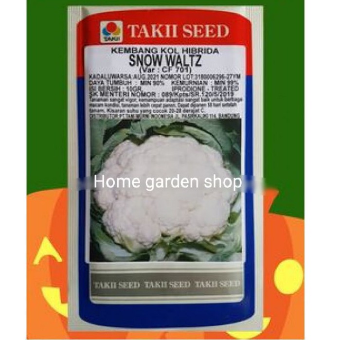 Jual Benih Kembang Kol Snow Waltz Takii Seedf1 10gr Shopee Indonesia