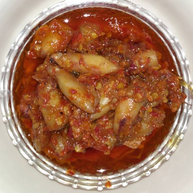 

Sambal baby cumi/ kring jambrong (ikan asin jambrong)