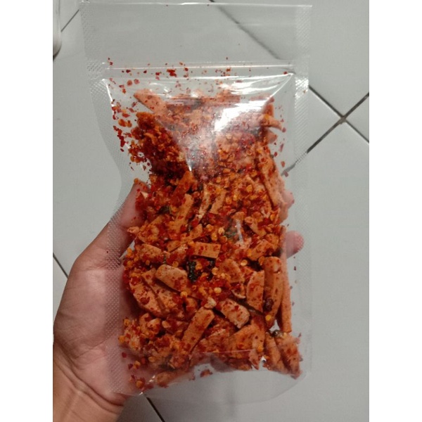 Basreng Stik Pedas Daun Jeruk  | Baso Goreng Murah Bumbu Asli | Basreng Viral Daun Jeruk-2