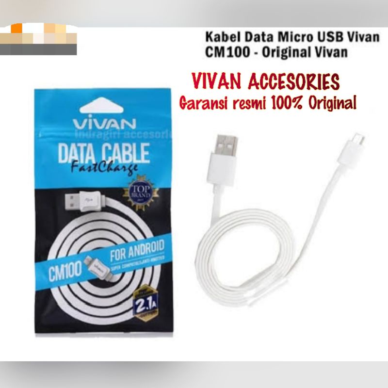 vivan Cm100 ( Kabel Data Micro USB100CM ) BEST SELLER