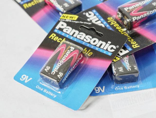 Baterai Panasonic 9v kotak charge