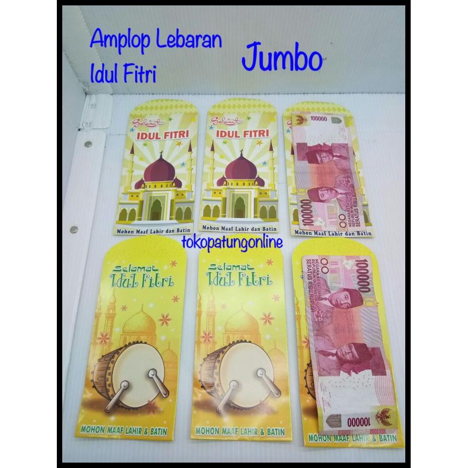 

New Produk Amplop Lebaran Idul Fitri Angpao Besar